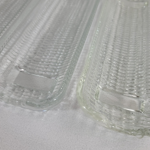 (4) Vintage Pressed Glass Corn On The Cob Holders - Picture 2 of 12